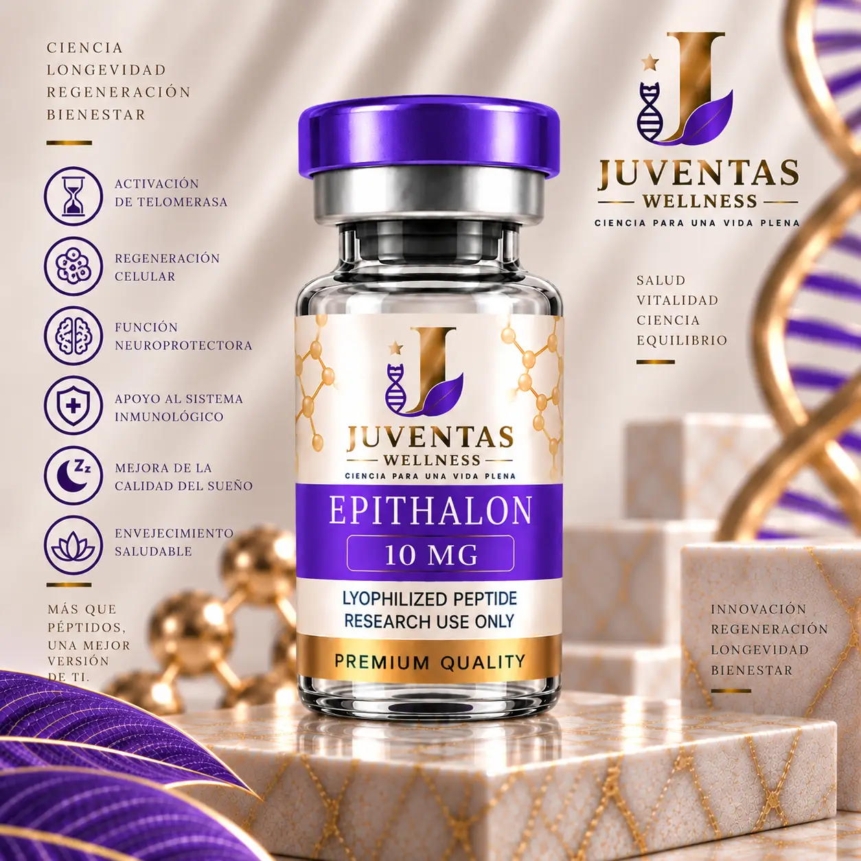 Juventas Wellness Epithalon 10 mg Epithalon 10 mg – Juventas Wellness