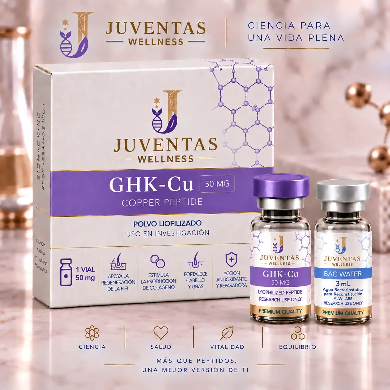GHK-Cu 50 mg Juventas Wellness