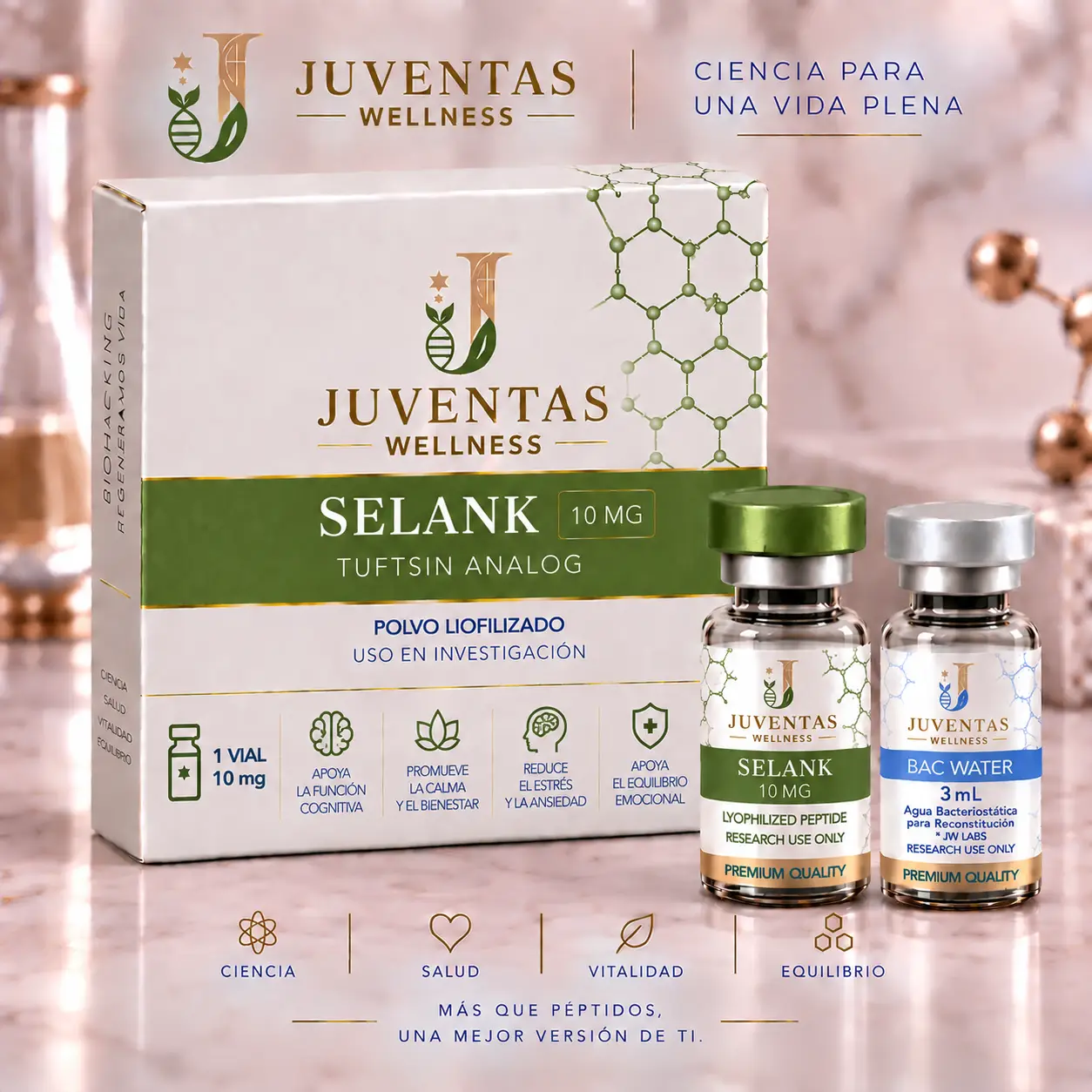 Selank 10 mg Juventas Wellness